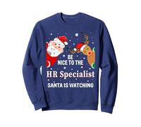 Christmas Be Nice To The HR Specialist Santa Sweatshirt