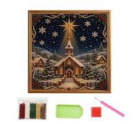 Christmas Bead Art Kit - Handmade 3D DIY Wall Decor