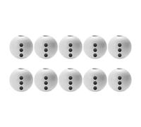 Christmas Beads - Wooden Beads, Wooden Beads for Christmas Crafts, Large Quantities Wooden Beads with Faces, 20mm White Printed Wooden Beads, Handmade