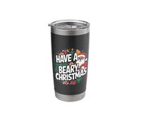 Christmas Bear Pun - Have A Beary Christmas Stainless Steel Insulated Tumbler