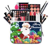 CHRISTMAS BEAUTY SET - Comprehensive All-in- Makeup Kit with Convenient Storage Case | Perfect Cosmetic Collection for Travel, Versatile Makeup Organizer for Holiday and Celebrations