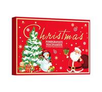 Christmas Beauty Set, With Non-Greasy Texture, 1set/6pieces, Hydrating Skin Care Gift Kit, Christmas Hand Cream Set, Nourishing Fruit Extract Cleanser, For Teens, Mothers, Glowing Skin