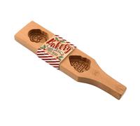 Christmas Beech Wood Baking Mould Something Different Natural One Size