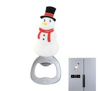 Christmas Beer Bottle Opener: manual stainless steel bottle and can knock with elk design | Strong magnet cap opening tools, small bottle opener do not give