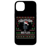 Christmas Beetle Bug Entomologist Insect Ugly Xmas Sweater Case for iPhone 14 Plus