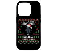 Christmas Beetle Bug Entomologist Insect Ugly Xmas Sweater Case for iPhone 14 Pro