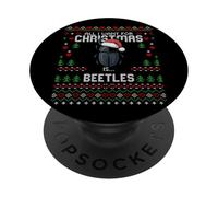 Christmas Beetle Bug Entomologist Insect Ugly Xmas Sweater PopSockets Adhesive PopGrip