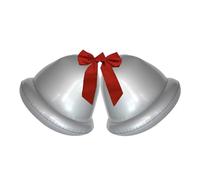 Christmas Bell Inflatable Ball Decoration, Quick Setup, 50x50x43cm, Christmas Lawn Decorations, Inflatable Porch Decor, Reusable, For Porches Patios Or Gardens