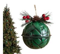 Christmas Bell Ornament - Colorful Metal Pendant | Festive Tree Decoration, Creates Cheerful Holiday Atmosphere in Living Room Or Bedroom, Sturdy for Outdoor Yard Or Party