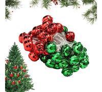 Christmas Bell String Lights - 1.5m & 3м LED Battery Operated Red & Green Bell Lights | 10/20 LED Waterproof Indoor & Outdoor Decoration | for Trees, Fireplaces, Gardens & Party Decor