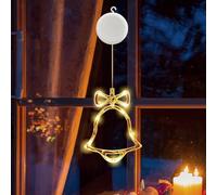 Christmas Bell Window Lights 1 Pack with Strong Suction Cup and Built-in Hook for Effortless Installation Creating a Festive Atmosphere as Perfect Indoor Christmas Decorations