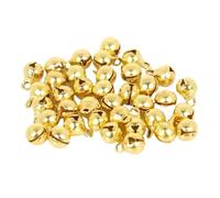 Christmas Bells 20-100Pcs 6mm/8mm/10mm/12mm/14mm Gold Copper Loose Beads Small Jingle Bells Merry Xmas Christmas Tree Decoration Ornament Home(14mm 20pcs)