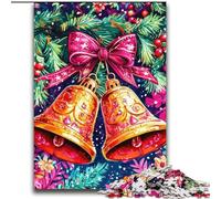 Christmas Bells Adult Jigsaws 2000 Piece, Challenging Game And Family Play with Matching Poster And Trivia Sheet (70x100cm)