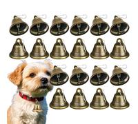 Christmas Bells Decoration, Pack of 20 Christmas Tree Decorations, Bells Christmas Tree Decorations for Holidays, Garden, Door Wreath, Church, Home, Celebration, Pet Collar