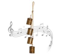 Christmas Bells for Decoration | Retro Holiday Decor Cow Bell | Decorative Wind Chime for Homeowners Craft Enthusiasts Party Planners Front Door Gate Window Wall Tree Shop