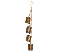 Christmas Bells For Door | Retro Holiday Decor Cow Bell Wind Chime Rustic Ornament For Craft Enthusiasts Tree Holiday Christmas Homeowners Front Door Outdoor Office Garden Restaurant Display