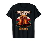 Christmas Bells Ringing Retro T-Shirt