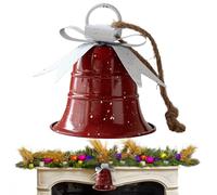 Christmas Bells Tree Ornaments - Party Decoration with Bow, Hanging Ornament - for Dinner Home School Restaurant Cafe Shopping Mall Wedding Birthday Celebration Winter
