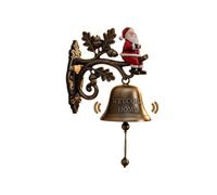 Christmas Bells, Welcome Bell With Santa Claus Reindeer And Snowman, Vintage Doorbell Decoration, Perfect For Yard Garden Indoor Outdoor Home Holiday Festive Decor, Lightweight Build