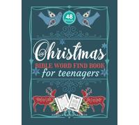 Christmas Bible Word Find Book for Teenagers: Large Print Activity Extreme Wordplay Puzzle for Crazy Christians / Perfectly Logical Challenging Search Holiday / Just Keep Pease Logic Brain