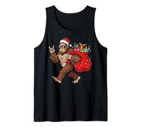 Christmas Bigfoot Santa Rock Xmas Sasquatch Men Boys Kids Tank Top
