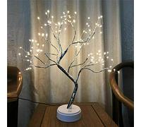 Christmas Birch Light, 108 LED Bonsai Tree Lamp, USB or Battery Operated Touch Switch Copper Wire Branch Lights for Home Indoor Decoration