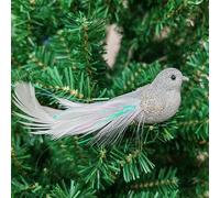 Christmas Birds Artificial Peace Ornament Bird Ornaments with Clip Christmas Tree Bird Ornament Decorations Feather Foam Doves Lover Peace Doves Bird