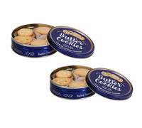 Christmas Biscuits Tin Gifts - Danish Butter Cookies Food, Shortbread Biscuits Set Individually Nested |Gift for Teatime, Thank You, Hampers, Christmas Treats For Kids