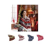 Christmas Blanket, Cozy Flannel Blankets, Warm Snowflake Christmas Throws for Sofa Car,Bed, All-season Throw, Holiday Bedding & Decorations for Home,Festival Gift for Kids & Adult(70 * 150) (A)