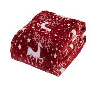 Christmas Blanket Plush Fleece Festive Blankets for Kids and Adults Warm Soft Christmas Blankets and Throws for Winter Holiday Cabin Blanket for Sofa Couch Cozy Xmas Movie Gifts for Women