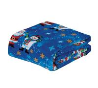 Christmas Blanket Plush Fleece Festive Blankets for Kids and Adults Warm Soft Christmas Blankets and Throws for Winter Holiday Cabin Blanket for Sofa Couch Cozy Xmas Movie Gifts for Women