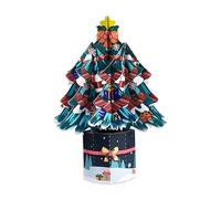 Christmas Blessing Card Greeting With Small Inside Festive Gift Fade Resistant Message Tree Card