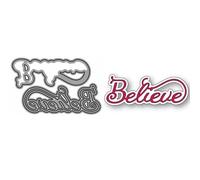 Christmas Blessing Words Metal Die Cuts for Card Making