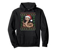 Christmas Boa Constrictor Ugly Xmas Pullover Hoodie