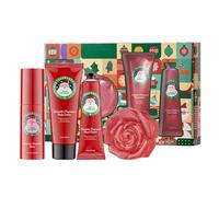 Christmas Body Care Gift Set - 4 Pcs Hand Cream, Body Lotion, Fragrance Mist & Shea Butter Soap | Winter Moisturising Set for Dry Skin, Vegan & Cruelty-Free