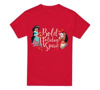 Christmas Bold Holiday Spirit Jasmine, Moana T-Shirt Red Moana Red S