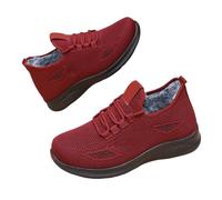 Christmas Boots Selling Items Waterproof Walking Boots for Women [] Men's High Performance Warm Snow Boots Weather Comfortable and Wide Fit Todays Deals of The Day (Red, 6)