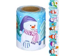 Christmas Border for Notice Board - 10 Metres Cute Winter Border, Poster Decoration for Classroom, Schools, Bedrooms, for Chalkboards, Whiteboards, , Parties, Christmas, Holidays Decor