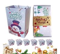 Christmas Bounce Box | Christmas Party Bouncing Candy Box - Folding Party Supplies for Holiday Birthday Valentine's Day Kids Celebration Bakers Family Corporate Cookie