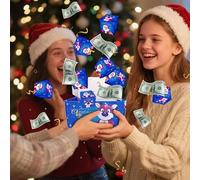 Christmas Bounce Box | Folding Money Boxes with Bounce Effect for Merry Christmas,Party Supplies For Chocolate Cookies Celebration Home Wedding Business