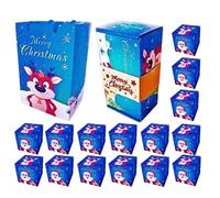 Christmas Bounce Box | Merry Christmas Folding Bouncing Cash Boxes - Party Supplies Bag for Cookie Candy Jewelry Wine Men Bakers Kids Proposal Birthday Valentine's Day Family
