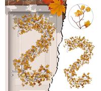 Christmas Bouquet Artificial Flowers Artificial Fall Garland Thanksgiving For Home Wedding Party Christmas Fall Floral Picks And Sprays (Gold, One Size)