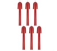 Christmas Bow Pendant, Six Bow Pendants For DIY Christmas Decoration, For Enhancing Trees And Wreaths With Seasonal Flair And Festive Design(Red)