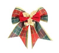 Christmas Bow Xmas Tree Bowknots Bell Hanging Pendant Noel Gifts Merry Christmas Decor Natal Navidad Happy New Year(C)