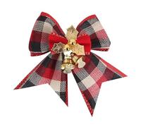 Christmas Bow Xmas Tree Bowknots Bell Hanging Pendant Noel Gifts Merry Christmas Decor Natal Navidad Happy New Year(I)