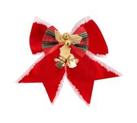 Christmas Bow Xmas Tree Bowknots Bell Hanging Pendant Noel Gifts Merry Christmas Decor Natal Navidad Happy New Year(H)