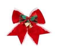 Christmas Bow Xmas Tree Bowknots Bell Hanging Pendant Noel Gifts Merry Christmas Decor Natal Navidad Happy New Year(E)