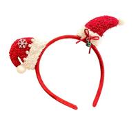 Christmas Bowknot Snowflake Hair Ornament Headpiece Polyester Fiber Headdress Comfortable Daily Wear Baby Friendly Christmas Hairband