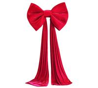 Christmas Bows, Christmas Tree Topper Bow, Extra Large Red Bows for Home Xmas Tree Toppers Wreath Wall Room Party Holiday Decor Supplies