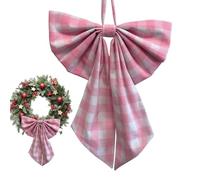 Christmas bows decoration - rustic and festive, Christmas bows for outdoor decoration, for parties, holidays, home, gatherings, weddings, windows, festivals, activities and walls